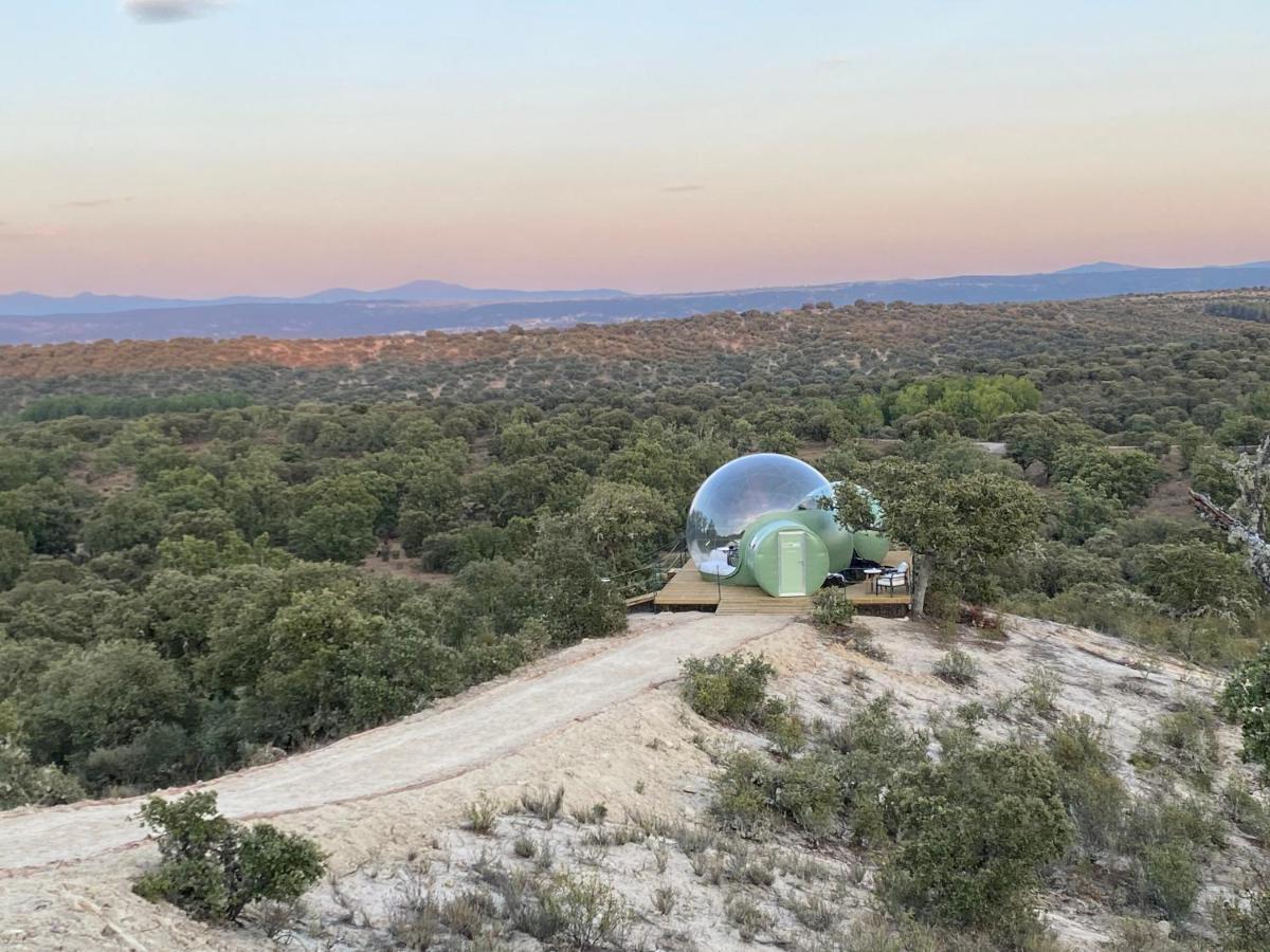 Eco-Lodge En La Reserva Privada Campanarios De Azaba - Proyecto De Conservacion Espeja Bagian luar foto
